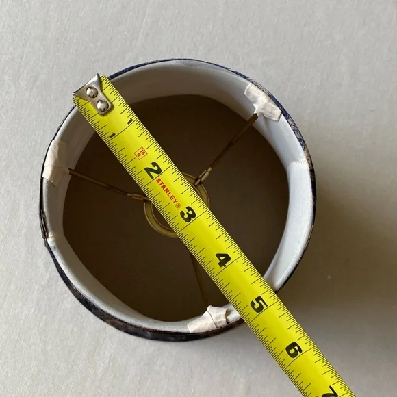 French Paisley Gold and Black Lamp Shade - Picture 2 of 6